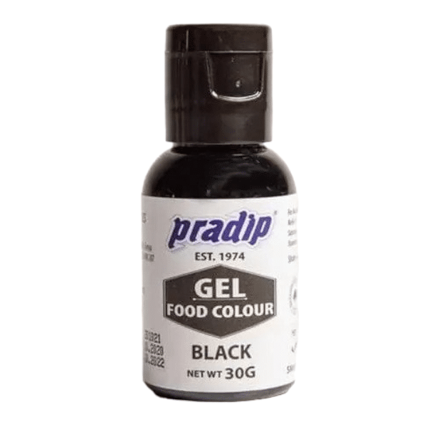 Black gel food color 30grms