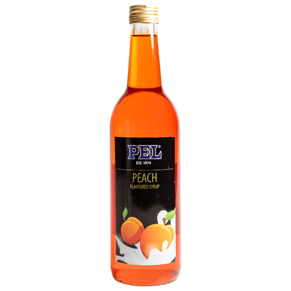 PEL Peach flavored syrup